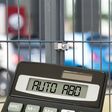 Taschenrechner, Auto-Abo, Zaun, Fahrzeuge