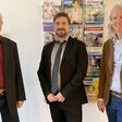 Prof. Hermann Knoflacher (l.) und Prof. Sebastian Kummer (r.) mit Ludwig Fliesser