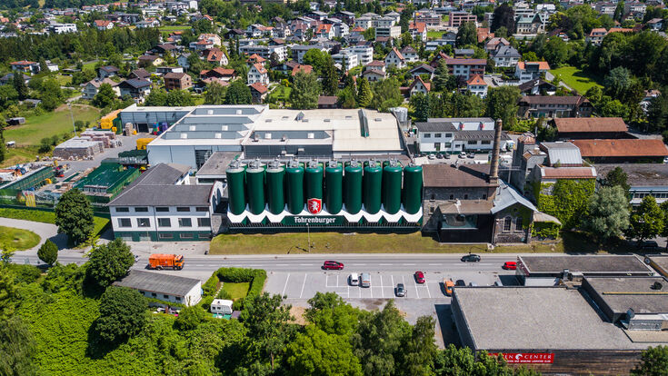 © philipp steurer luftbild, drohne, drohnenbild, fohrenburger, bier, wirtschaft