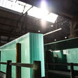 Saint Gobain Glass produces new plate glass from the recyclate.