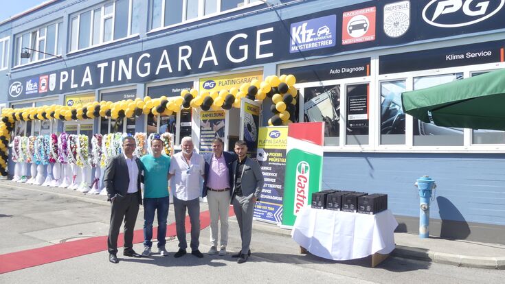 Die Platingarage in der Eduard-Kittenberger-Gasse 56 in Wien-Liesing wurde am 18. Juni feierlich eröffnet