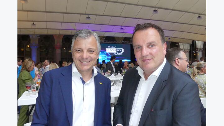 Personentransport-Unternehmer Paul Blaguss und ÖAMTC-Generalsekretär Oliver Schmerold