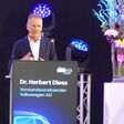 Dr. Herbert Diess, CEO Volkswagen AG, sprach in seiner Keynote über Digitalisierung und die Transformation der Automobilindustrie