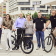 BILD zu OTS - (v.l.n.r.) Oliver Hellmons (Lease a Bike), Donna Galle (Lease a Bike), Johannes Worsch (Arval Austria), Brigitte Bichler (Arval Austria), Ralf Schweigh?fer (DHL Express ?sterreich), Michael Eckelsberger (DHL Express ?sterreich)
