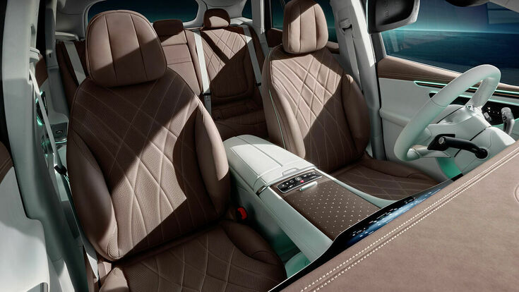 © Mercedes-Benz AG Mercedes-EQ. EQE SUV. Interieur. Mercedes-EQ. EQE SUV. Interior.