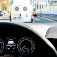 ACC, Skoda, adaptive, automation, autonomous, car, city, control, cruise, dashboard, day, display, driverless, follow, road, traffic, transportation, vehicle, blur