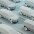 CG Grafik Volvo auf virtuellem Laufband