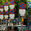 no parking street sign city austria vienna car park parking roadsign pay warning police ban cost