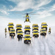 Flotte Pannenautos 2020 Heli Helicopter Filmdreh Fahrrad