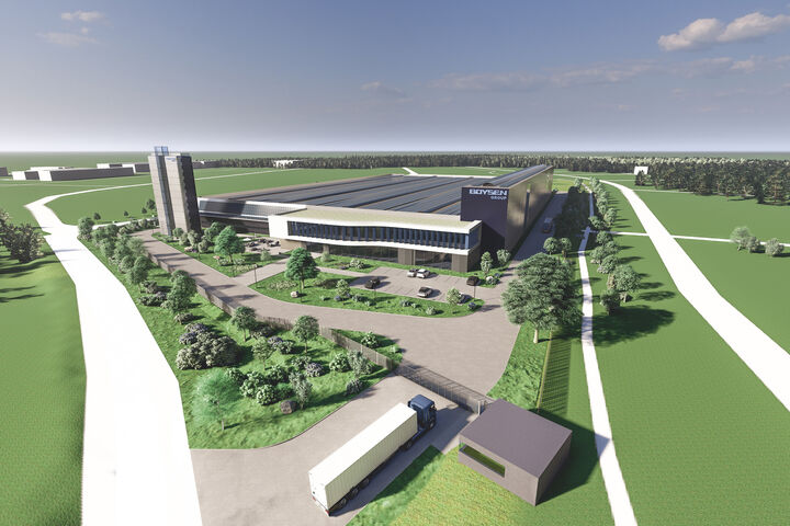 Boysen Batteriegehäusewerk mit PV-Anlage