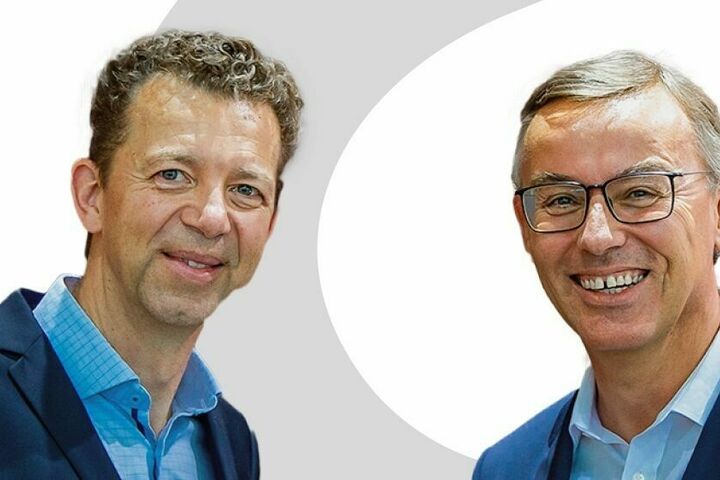 Christian Dahlheim, CEO der Volkswagen Financial Services AG, und Alain Favey, CEO der Europcar Mobility Group / Weiterer Text über ots und www.presseportal.de/nr/43591 / Die Verwendung dieses Bildes für redaktionelle Zwecke ist unter Beachtung aller mitgeteilten Nutzungsbedingungen zulässig und dann auch honorarfrei. Veröffentlichung ausschließlich mit Bildrechte-Hinweis.