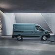 BATIMENT, BLEU AGAVE, BORNE DE RECHARGE, EN CHARGE, HELICE DE SOUFFLERIE, INTERIEUR, JANTE 16 POUCES, JANTE AIRNA, L2H2, STYLE DE VIE ENTREPRISE, VEHICULE ELECTRIQUE - VE, VEHICULE UTILITAIRE - VU