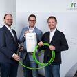 (v.li): Gerhard Weidinger (CTO KEBA Energy Automation GmbH), Christoph Knogler (CEO KEBA Group AG), Stefan Richter (CEO KEBA Energy Automation GmbH)