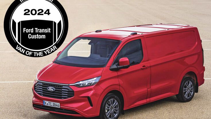 © Ford Ford Transit mit Van of the Year 2024-Siegel