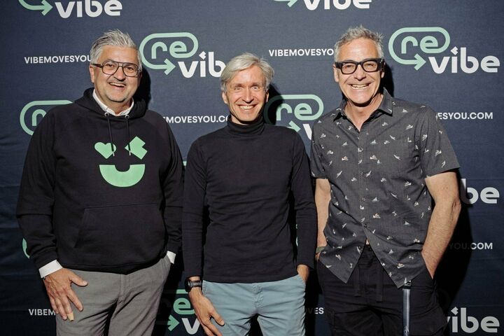 Martin Rada (Geschäftsführer vibe moves you), Marc Odinius (CEO Dataforce, Gastredner und Mobilitätsexperte), Christian Clerici (Head of Content & Creation vibe moves you)