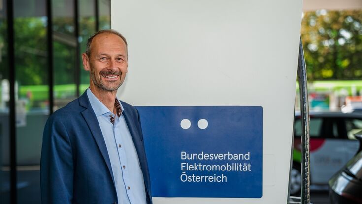 © BEÖ/BREITBILD-Austria Andreas Reinhardt ist für weitere drei Jahre Vorsitzender des Bundesverband Elektromobilität Österreich (BEÖ).