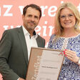 Würth-Geschäftsführer Alfred Wurmbrand nahm am 2. Juli die Urkunde von Monica Rintersbacher, Geschäftsführerin Leitbetriebe Austria, in Wien entgegen.