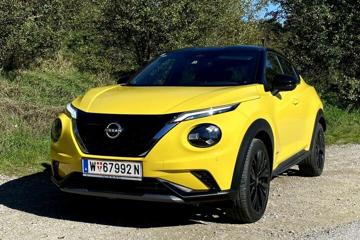 Trau Dich! Mit dem gelben Nissan Juke steht man zur Farbe.