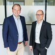 v.l.n.r.: Hauke Hinrichs, COO SMATRICS EnBW und Thomas Landsbek, CEO SMATRICS EnBW
