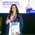 Gabriela Maria Straka bleibt konstant Österreichs Top-Unternehmenssprecherin. Sie fährt 2024 erneut einen klaren Sieg in der Kategorie Markenartikel ein.