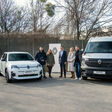 V.l.n.r.: Felix Otahal (Brand Manager Renault), Anna-Carina Koopmann (Direktorin Marketing Renault), Martin Labaye (Generaldirektor Renault Österreich), Karin Tober (stv. Chefredakteurin „firmenwagen“), Christian Geisberg (Brand Manager Renault LCV)