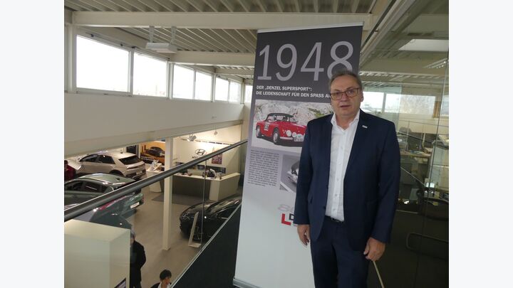 Heinz Wagner, Geschäftsführer von Denzel Eisenstadt, wies auf die Denzel Motorsport-Kompetenz hin und freut sich über die gute Entwicklung von Denzel in der burgenländischen Landeshauptstadt