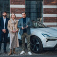 V.l.n.r.: Philipp Heinzl (Head of Sales Polestar Österreich), Karin Tober (Firmenwagen), Ferdinand Schelberger (Geschäftsführer Polestar Österreich)