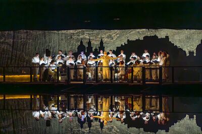 © www.wildbild.at Musikgenuss unter Tage: Der Bachchor Salzburg sang exklusiv für die Gäste von AutoFrey in den Salzwelten Bad Dürrnberg
