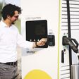 SMATRICS EnBW-Schnellladesäule mit Direct Payment Terminal
