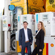 Patrick Rieberer, Leiter des Geschäftskundenbereiches der Shell Austria und Sarah Entacher Corporate Relations Advisor Shell Austria Gesellschaft m.b.H.