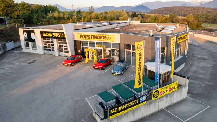 Der neue Forstinger Standort Am Spitz 6A in Neunkirchen im südlichen Niederösterreich