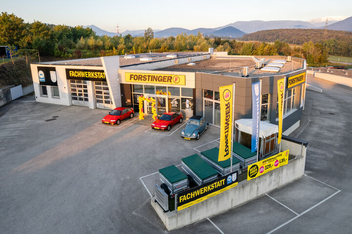 Der neue Forstinger Standort Am Spitz 6A in Neunkirchen im südlichen Niederösterreich