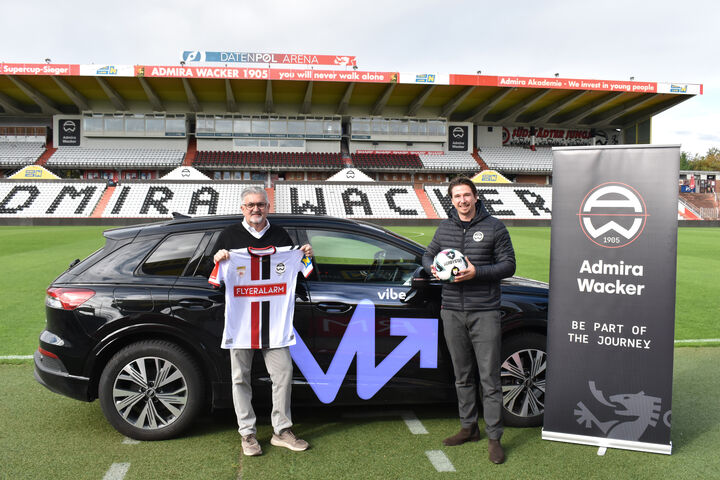 Martin Rada, Managing Director vibe moves you, und Bernhard Schmidt, Geschäftsführer Admira Wacker