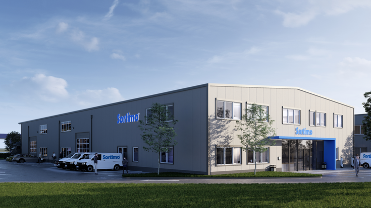 Die neue Sortimo Österreich Zentrale in Ansfelden vereint künftig Schauraum, Schulungszentrum und Montagehalle unter einem Dach