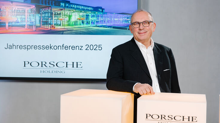 Hans Peter Schützinger, Sprecher der Porsche Holding Salzburg