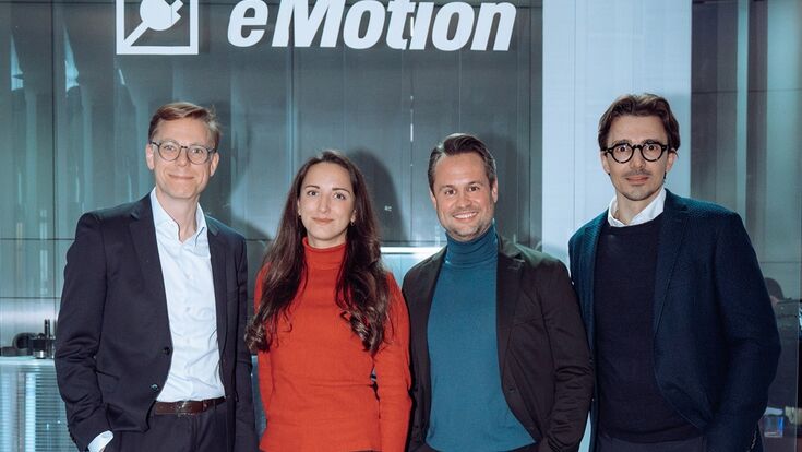 v.l.: Eric Schulze, Senior Vice President Retail Mobility & Convenience OMV, Valentina Leis, Corporate Strategy & Business Transformation bei der AVL Group, Matthias Schabetsberger, Geschäftsführer Polestar Österreich, Jan Grindemann, Head of Central Europe bei Polestar.