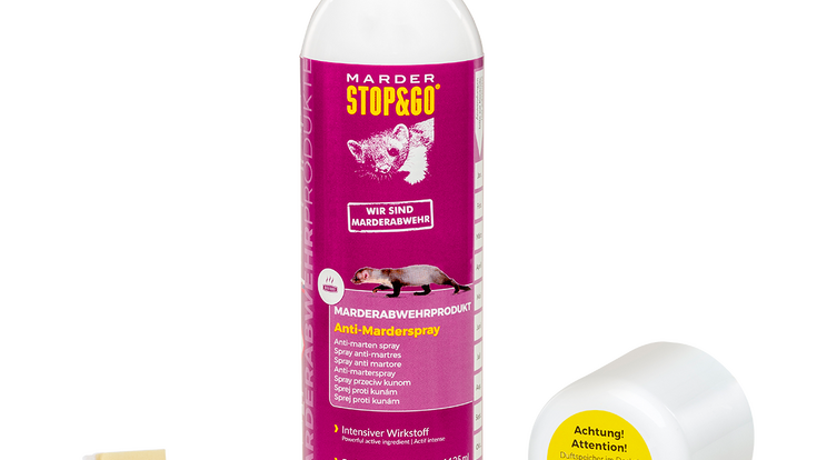 Das STOP&GO Anti-Marderspray