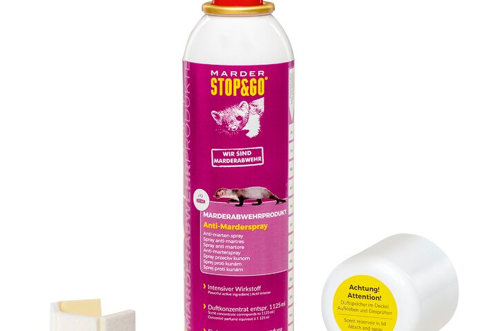 Das STOP&GO Anti-Marderspray