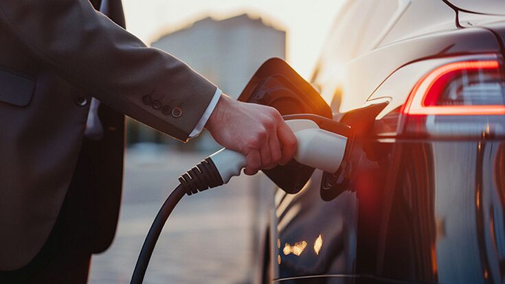 elektromobilität, ladestation, aufladen, zukunft, nachhaltig, umweltfreundlich, business mann, mann, laden, auto, elektrofahrzeug, elektroauto, kabel, energie, stadt, sauber, ladesäule, strom, straße, sonne, sonnenuntergang, sonnenlicht, sonnenaufgang, autofahren, beförderung, transport, automobil, automobile, strasse, detail, einfamilienhaus, haus, abend, feierabend, photovoltaik