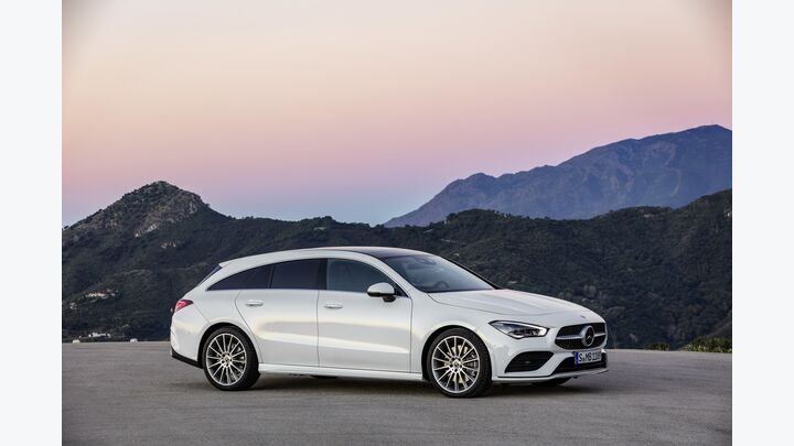Mercedes-Benz CLA Shooting Brake, X118, 2019, AMG-Line, Exterieur, digitalweiß Mercedes-Benz CLA Shooting Brake, X118, 2019, AMG-Line, exterior, digital white