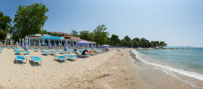 Eine Besonderheit an der kroatischen Küste ist der Sandstrand