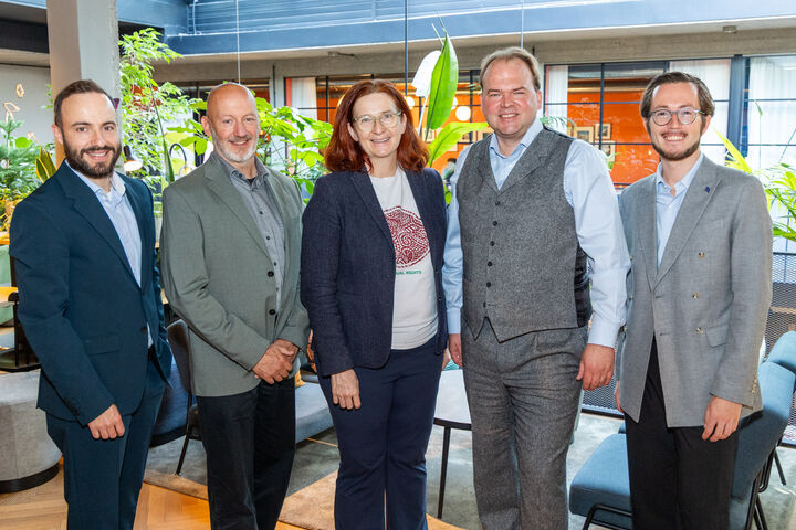 Hans-Jürgen Salmhofer, BMIMI, Daniel Hantigk, E-Control, Sigrid Stagl, WU Wien, Hauke Hinrichs, SMATRICS, Philipp Wieser, AustriaTech